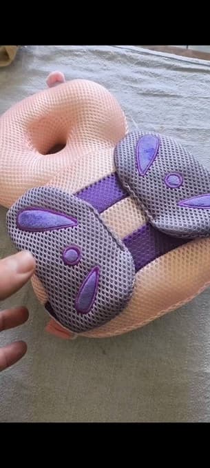 Customer photo of the baby head protector backpack
